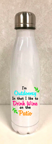 Stainless Steel Water Bottle - I'm Outdoorsy