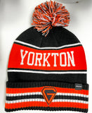 Gridders Pom Pom Beanie Black/Orange