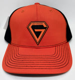 Orange/Black Air Mesh Sideline Cap