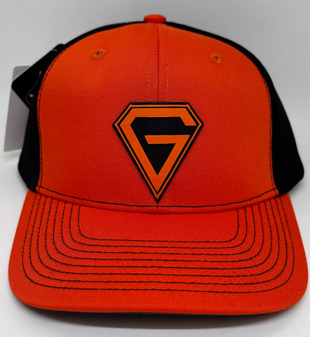Orange/Black Air Mesh Sideline Cap