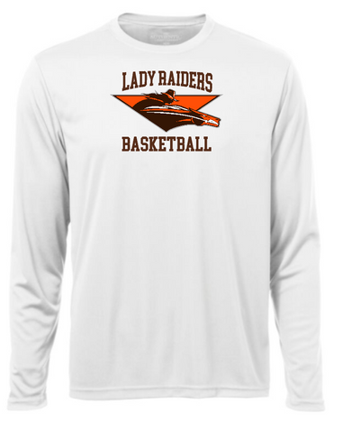 Lady Raiders Basketball Performance T-shirts Long Sleeve