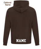 Brown Raglan Raiders Hoodie