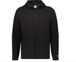 Full Zip Russell Legend Fleece Jacket Black Gridder G