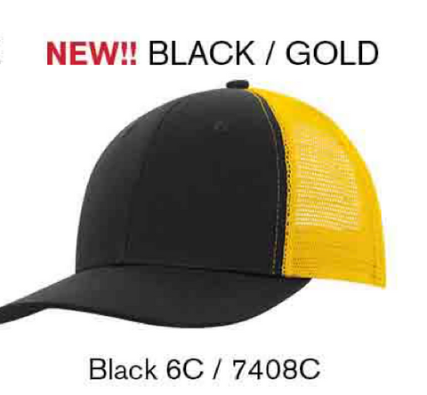 Ball Cap Black/GoldenYellow