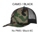 Ball Cap Camo/Black