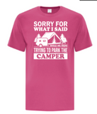 Sorry for what I Said while Trying to Park the Camper