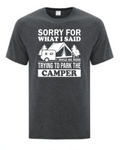 Sorry for what I Said while Trying to Park the Camper