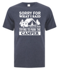 Sorry for what I Said while Trying to Park the Camper
