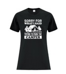 Sorry for what I Said while Trying to Park the Camper