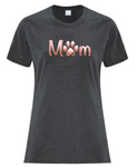 Mom with Paw Print T-Shirt