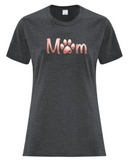 Mom with Paw Print T-Shirt