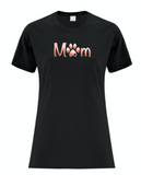 Mom with Paw Print T-Shirt